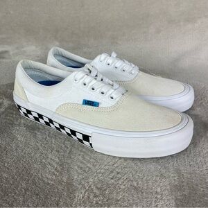 Vans Era Pro UltraCush Shoes Men 8 Women 9.5 White Ivory Suede Sneaker NEW